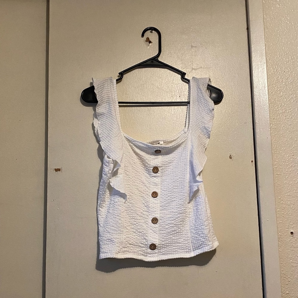 CAUTION TO THE WIND tank top
